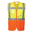 Prague Hi-Vis Executive Vest - Huomioliivit ja esiliinat - S376YORXS - 1