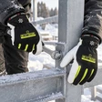 Laatu Asentajankäsine Talvi nahka fleece vuorella - Hanskat - LAATU-1015W - 4