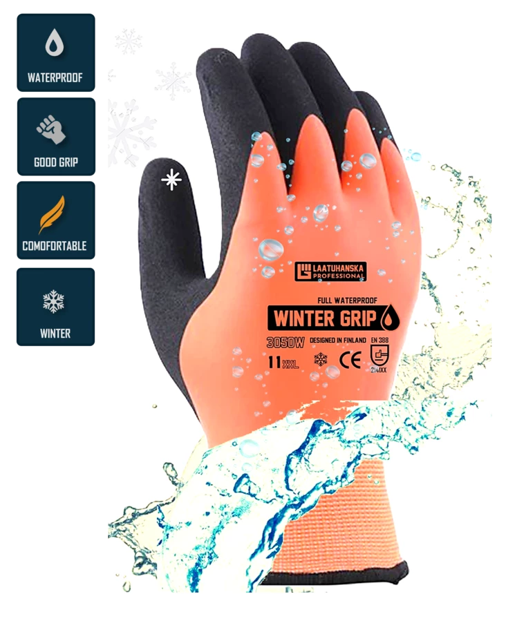 Winter Grip, Vattentät vinterhandske Art.3050W - Vinterarbetshandskar - 3050W - 1