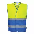 Hi-Vis Two Band Contrast Vest - PORTWEST - C484YRBXX3X - 1